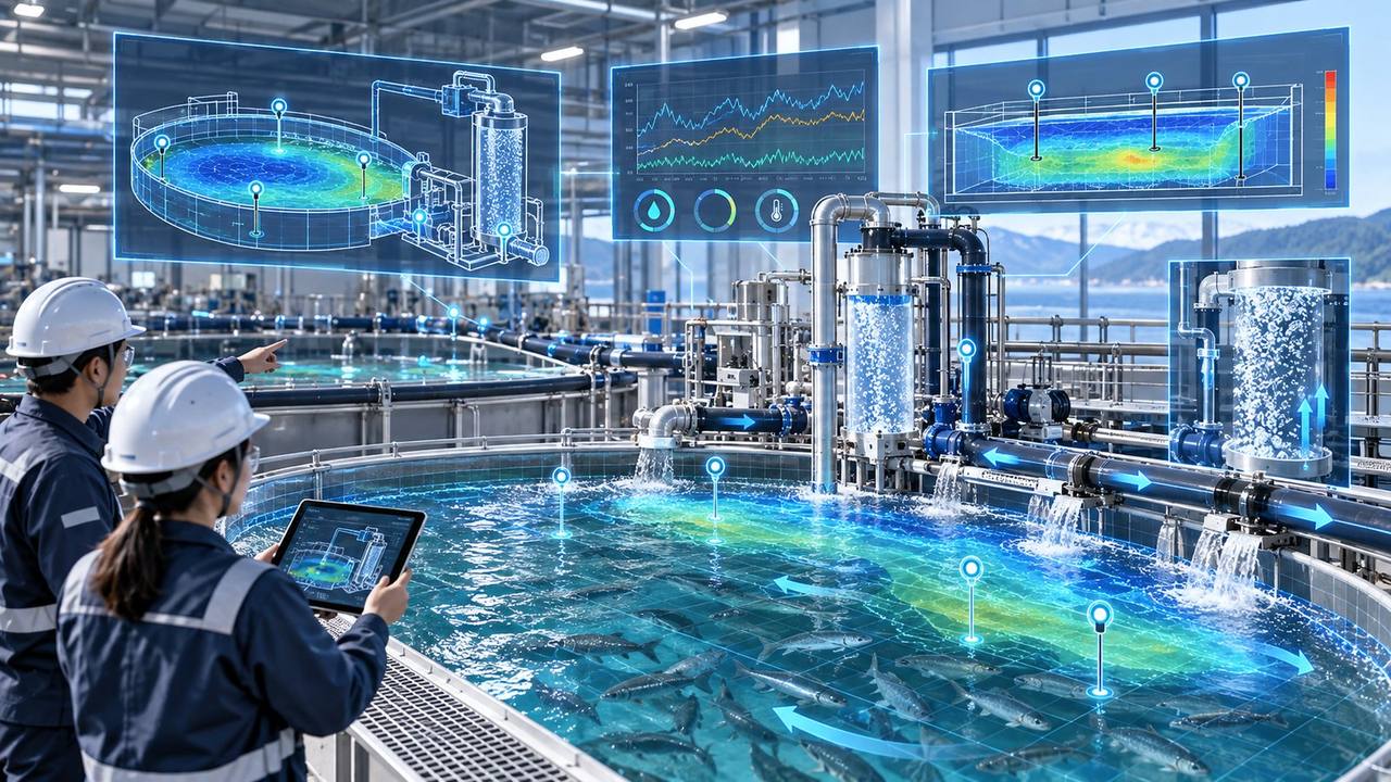 養殖設備の酸素供給・水質管理のコンセプト